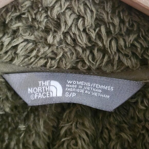 North Face Jacket Womens Small Furry Full Zip High Pile Sherpa Fleece Winter - Picture 6 of 13